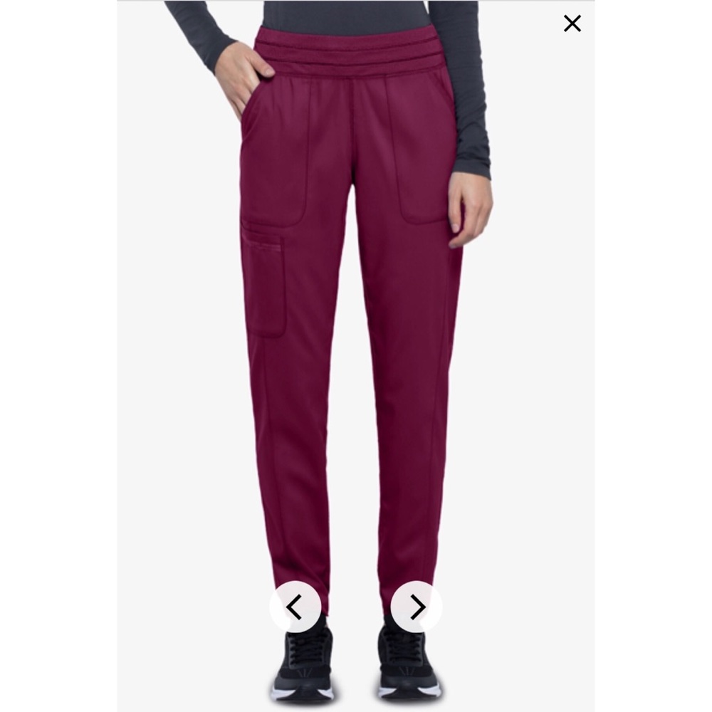 Cherokee Workwear Revolution Women's 5-Pocket STRETCH Elastic Waistband Joggers